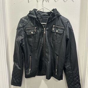 Therapy Black Leather Jacket